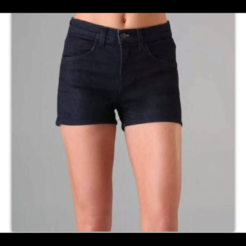 J Brand Womens Dita High Rise Denim Shorts in Luna Dark Wash Size 27 Blue